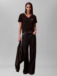 Calvin Klein Jeans Koszulka - 2-pak Kobiety Bawełna czarny|różowy, M. Czarne t-shirty damskie Calvin Klein Jeans, m, bez wzorów, z bawełny, bez kołnierzyka. Za 169.95 zł.