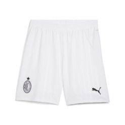 Męskie szorty AC Milan 24/25 PUMA White. Białe szorty męskie Puma, bez kołnierzyka. W wyprzedaży za 134.00 zł.