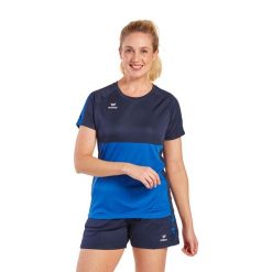 Damska koszulka Erima Six Wings. Niebieskie bluzki damskie Erima, s, bez wzorów, bez kołnierzyka. Za 166.00 zł.