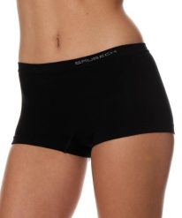 Bokserki bawełniane damskie Brubeck Comfort Cotton. Czarne bokserki i panty damskie Brubeck, s, bez wzorów, z bawełny. Za 26.99 zł.