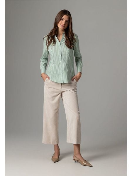 More & More Bluzka w kolorze zielono-białym rozmiar: 42. Białe bluzki damskie MORE & MORE, bez wzorów, bez kołnierzyka, bez ramiączek. Za 130.50 zł.