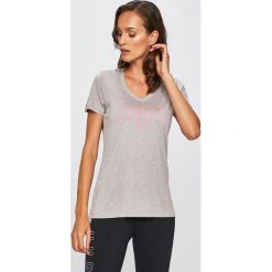 Under Armour - Top. Szare topy damskie Under Armour, s, bez wzorów, z dzianiny, bez kołnierzyka. W wyprzedaży za 99.90 zł.