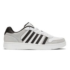 Buty K-Swiss Court Palisades 06931-144-M białe. Białe buty sportowe na co dzień męskie z gumy, bez zapięcia. Za 286.51 zł.