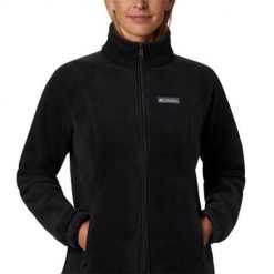 Bluza sportowa damska Columbia Benton Springs Full Zip. Szare bluzy bez kaptura damskie Columbia, xl, z poliesteru. Za 303.00 zł.