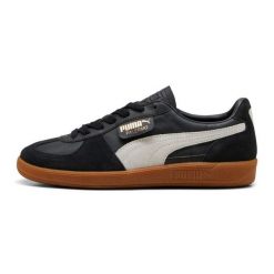 Buty Puma Palermo Lth 39646403 czarne. Czarne buty sportowe na co dzień męskie z gumy, bez zapięcia. Za 440.09 zł.