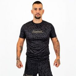 Koszulka z nokautem. Czarne t-shirty damskie KNOCKOUT, xl, bez wzorów, z elastanu, bez kołnierzyka. Za 140.87 zł.