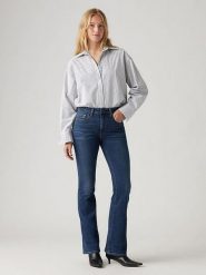 Levi's Dżinsy "725" - Bootcut fit - w kolorze niebieskim rozmiar: W29/L32. Niebieskie jeansy damskie Levi's. Za 232.68 zł.