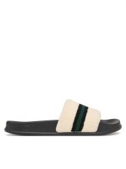 Tommy Hilfiger Klapki Hilfiger Towelling Pool Slide FM0FM06007 Kremowy. Białe klapki i japonki męskie Tommy Hilfiger, z materiału. Za 209.99 zł.
