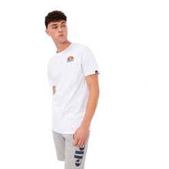 T-shirt Męski Z Bawełny Canaletto. Białe t-shirty męskie Ellesse, m, bez wzorów, z bawełny, bez kołnierzyka. Za 163.99 zł.
