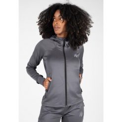 Halsey Kurtka dresowa - Szary. Szare kurtki damskie GORILLA WEAR, xs, bez wzorów, z dresówki, bez kaptura. Za 297.00 zł.