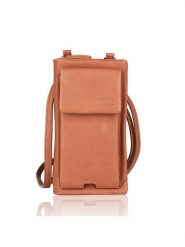 SPARWELL Skórzana torebka w kolorze jasnobrązowym na telefon - 10 x 19 x 5 cm rozmiar: onesize. Brązowe torebki klasyczne damskie SPARWELL, bez wzorów, z materiału, bez dodatków. Za 183.15 zł.