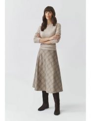 TATUUM Spódnica w kolorze szarym rozmiar: 40. Szare spódniczki damskie Tatuum, bez wzorów, midi, rozkloszowane. Za 156.98 zł.