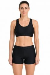Góra od bikini damska 4F 4FWSS26UBKTF087. Czarne bikini damskie 4f, bez wzorów. Za 59.99 zł.