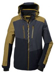 Killtec Kurtka funkcyjna "KSW 70" w kolorze czarno-szaro-oliwkowym rozmiar: XL. Brązowe kurtki outdoor męskie KILLTEC, m, bez wzorów, bez kaptura. Za 398.77 zł.