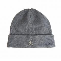 Czapka zimowa Air Jordan Cuffed Beanie Carbon Heather Szara - 9A0063-GEH. Szare czapki zimowe damskie Jordan. Za 136.85 zł.