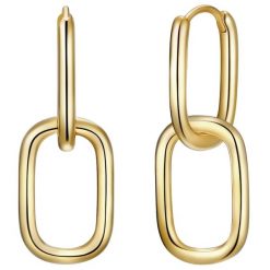 Glanzstücke München Kolczyki z Srebro wysokiej próby w Żółte złoto Kolczyki koła 1 ct Damski. Żółte kolczyki damskie Glanzstücke München, pozłacane. Za 220.99 zł.