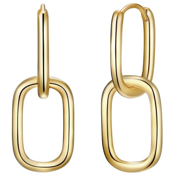 Glanzstücke München Kolczyki z Srebro wysokiej próby w Żółte złoto Kolczyki koła 1 ct Damski. Żółte kolczyki damskie Glanzstücke München, pozłacane. Za 220.99 zł.