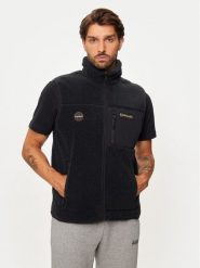 Napapijri Kamizelka Yupik NP0A4HZK Czarny Regular Fit. Czarne kamizelki męskie Napapijri, m, z syntetyku. Za 449.99 zł.