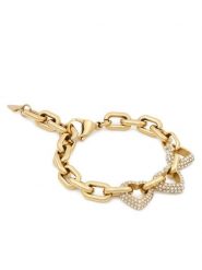 Guess Bransoletka JUBB06 012JW Złoty. Żółte bransoletki damskie Guess, metalowe. Za 420.99 zł.