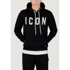 Bluza Mężczyzna ICON. Czarne bluzy z kapturem męskie ICON, m. W wyprzedaży za 314.50 zł.