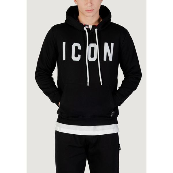 Bluza Mężczyzna ICON. Czarne bluzy z kapturem męskie ICON, m. W wyprzedaży za 322.00 zł.