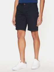 U.S. Polo Assn. Szorty materiałowe MUP3338 Granatowy Regular Fit. Niebieskie szorty męskie U.S. Polo Assn., bez wzorów, z bawełny. Za 159.99 zł.