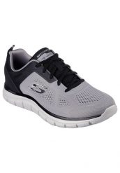 Buty sportowe Sneakersy męskie, Skechers Track-Broader. Czarne buty sportowe na co dzień męskie Skechers, z materiału, bez zapięcia, trekkingowe. Za 279.75 zł.