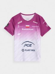 4F Koszulka meczowa replika domowa Liga Mistrzów CEV z sezonu 2024/2025 dziecięca 4F x Projekt Warszawa - multikolor 110/116. Koszulki dziewczęce 4f, m, bez wzorów, z dzianiny, bez ramiączek. Za 169.99 zł.