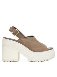 Converse Sandały Chuck 70 De Luxe Heel Mule A15071C Zielony. Zielone sandały damskie Converse, bez wzorów, ze skóry, bez obcasa, na słupku. Za 389.99 zł.