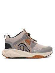 Reima Sneakersy Kiritin 5400134B Beżowy. Brązowe buty sportowe chłopięce Reima, bez wzorów, ze skóry, bez zapięcia. Za 449.99 zł.