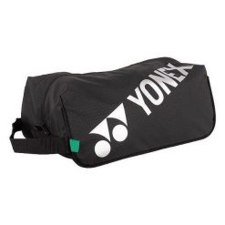 Torba na buty sportowe Yonex Team Shoe Case. Czarne buty sportowe na co dzień damskie YONEX, bez wzorów, tenisowe. Za 85.00 zł.