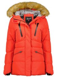 Geographical Norway Kurtka zimowa "Crown" w kolorze czerwonym rozmiar: S. Czerwone kurtki damskie Geographical Norway, na zimę, s, bez wzorów, z puchu, bez kaptura. Za 301.64 zł.