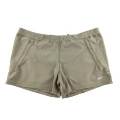 Second life - Spodenki Fit-dry dla kobiet - Stan bardzo dobry. Brązowe spodenki sportowe damskie Nike, bez wzorów, sportowe. Za 63.41 zł.