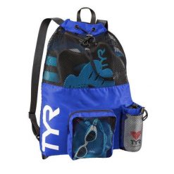 Torba Typu Mumia Tyr 40L Big Mesh Large – Niebieska. Niebieskie torebki klasyczne damskie TYR, bez wzorów, z meshu, duże, bez dodatków. Za 139.00 zł.