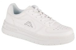 Buty sportowe Sneakersy damskie, Bash DLX. Białe buty sportowe na co dzień damskie Kappa, bez wzorów, z materiału, trekkingowe. Za 159.99 zł.