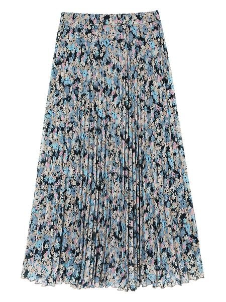 TATUUM Spódnica w kolorze czarno-błękitnym rozmiar: M. Czarne spódniczki damskie Tatuum, m, bez wzorów, z podwyższonym stanem, midi. Za 226.77 zł.