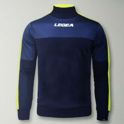 Kurtka Damasco do biegania i treningu niebiesko-żółta fluorescencyjna. Niebieskie kurtki treningowe męskie Legea, m, bez wzorów, z bawełny, do biegania. W wyprzedaży za 84.00 zł.