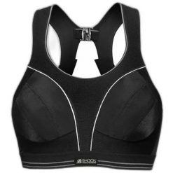 Biustonosz Shock Absorber Ultimate Run Bra. Czarne biustonosze sportowe damskie Shock Absorber, bez wzorów. Za 199.99 zł.