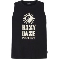 Top bez rękawów damski PROTEST PRTMalang. Czarne topy damskie Protest, bez wzorów, bez ramiączek. Za 148.50 zł.