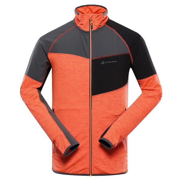 Bluza męska turystyczna szybkoschnąca Alpine Pro Onnec 2. Brązowe bluzy bez kaptura męskie Alpine Pro, m. W wyprzedaży za 239.00 zł.