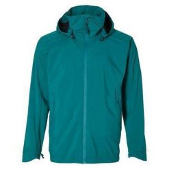 Męska rowerowa kurtka przeciwdeszczowa Skane, turkusowo-zielona. Zielone kurtki treningowe męskie BASIL, m, bez wzorów, rowerowe. Za 489.90 zł.