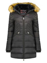 Geographical Norway Płaszcz zimowy "Abeille" w kolorze czarnym rozmiar: M. Czarne płaszcze damskie Geographical Norway, na zimę, m, bez wzorów, z puchu. Za 254.74 zł.