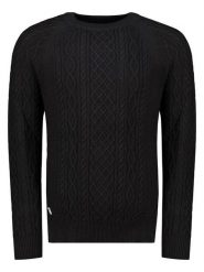 Geographical Norway Sweter "Fresh" w kolorze czarnym rozmiar: XXL. Czarne swetry męskie Geographical Norway, xxl, bez wzorów, z bawełny, bez kołnierzyka. Za 104.89 zł.