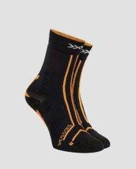 Skarpety trailowe X-Socks Trailrun Terraskin Expert Crew. Brązowe skarpetki damskie X-Socks, bez wzorów, z materiału. Za 119.00 zł.