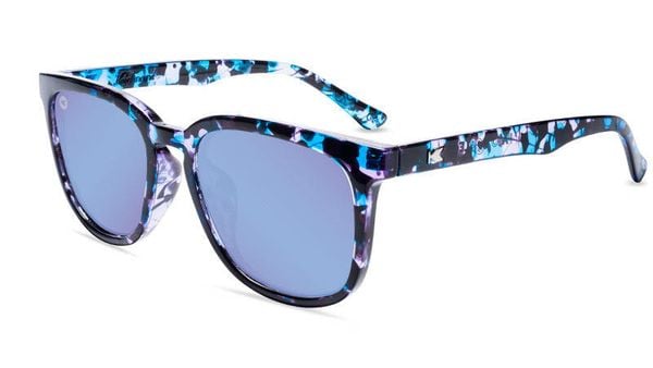 Okulary przeciwsłoneczne dla dorosłych - kategoria 3 z polaryzacją - Indigo Ink. Niebieskie okulary przeciwsłoneczne męskie KNOCKAROUND. Za 137.90 zł.