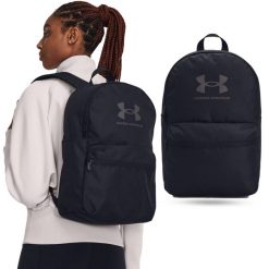 Plecak miejski UNDER ARMOUR Loudon Lite Backpack 20L. Czarne plecaki damskie Under Armour, bez wzorów. W wyprzedaży za 100.68 zł.