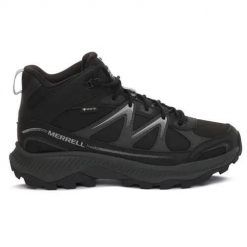 Buty trekkingowe męskie Merrell Tempo EXP Active Mid GTX. Czarne buty trekkingowe męskie MERRELL, z materiału, za kostkę, bez zapięcia, trekkingowe. Za 842.00 zł.