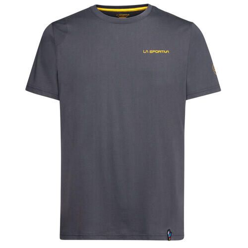 Koszulka z nadrukiem męska La Sportiva Dawn Wall T-Shirt. Czarne t-shirty męskie La Sportiva, m, bez wzorów, z bawełny, bez kołnierzyka. Za 197.99 zł.