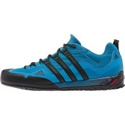Niebieskie Buty adidas Terrex Swift Solo M D67033. Niebieskie buty sportowe na co dzień męskie Adidas, z materiału, bez zapięcia, wspinaczkowe, adidas terrex. W wyprzedaży za 409.00 zł.