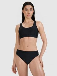 4F Góra od bikini damska - czarna S. Czarne bikini damskie 4f, bez wzorów. W wyprzedaży za 59.99 zł.